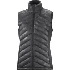 SALOMON TRANSITION DOWN VEST W BLACK/HE 22