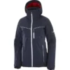 SALOMON BRILLIANT JKT W NIGHT SKY/WHITE/RED CHIL 22