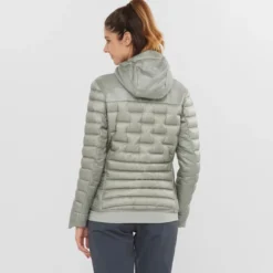 SALOMON OUTLINE DOWN HOODIE W WROUGHT IRON 22 -Columbia || Millet || The North Face Sales 9 102624 outline down hoodie w wrought iron lc1578700 04