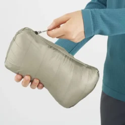 SALOMON OUTLINE DOWN HOODIE W WROUGHT IRON 22 -Columbia || Millet || The North Face Sales 9 102624 outline down hoodie w wrought iron lc1578700 06