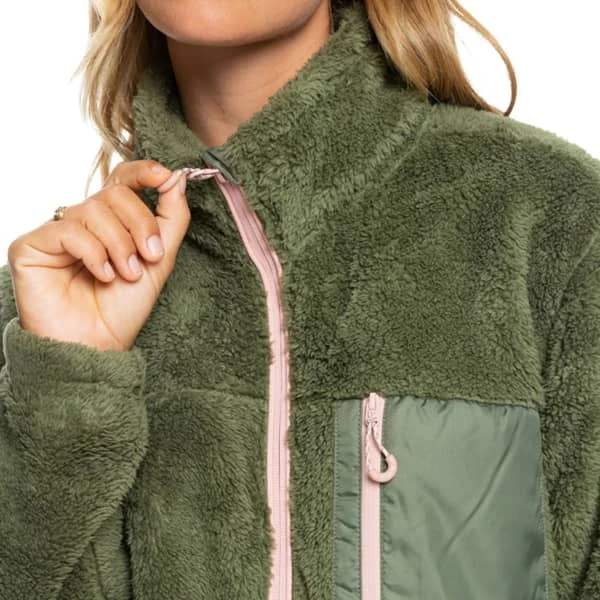 ROXY ALABAMA FULL ZIP DEEP LICHEN GREEN 23 5 ROXY ALABAMA FULL ZIP DEEP LICHEN GREEN 23 - Image 5