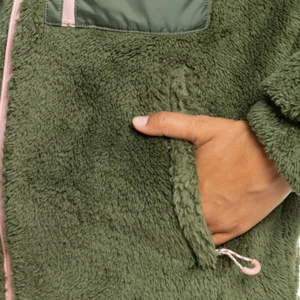 ROXY ALABAMA FULL ZIP DEEP LICHEN GREEN 23 6 ROXY ALABAMA FULL ZIP DEEP LICHEN GREEN 23 - Image 6