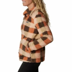 COLUMBIA WINTER PASS SHERPA FZ W WARM COPPER CHECK 23 -Columbia || Millet || The North Face Sales 9 116936 winter pass sherpa fz w warm copper check 1905913 858 05
