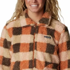 COLUMBIA WINTER PASS SHERPA FZ W WARM COPPER CHECK 23 -Columbia || Millet || The North Face Sales 9 116936 winter pass sherpa fz w warm copper check 1905913 858 06