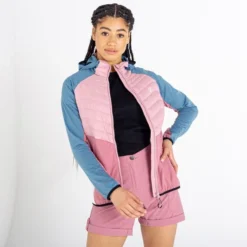 DARE 2B SURMOUNT II WOOL HYBRID W PWDPINK/MESA 23 -Columbia || Millet || The North Face Sales 9 117295 dwn396 kdn 06