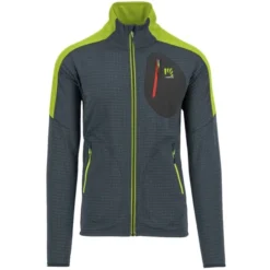 KARPOS PUEZ FLEECE DARK SLATE/LIME GREEN 23