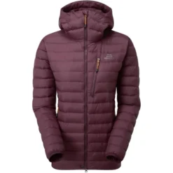 MOUNTAIN EQUIPMENT EARTHRISE HOODED W JKT RAISIN 23