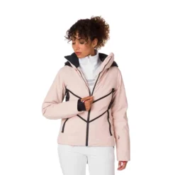 ROSSIGNOL W REACT MERINO JKT POWDER PINK 23
