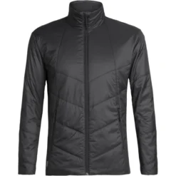 ICEBREAKER MENS HELIX JACKET BLK 20