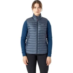 RAB MICROLIGHT VEST WMNS STEEL 23 -Columbia || Millet || The North Face Sales 9 80350 microlight vest wmns steel qdb 19 st 06